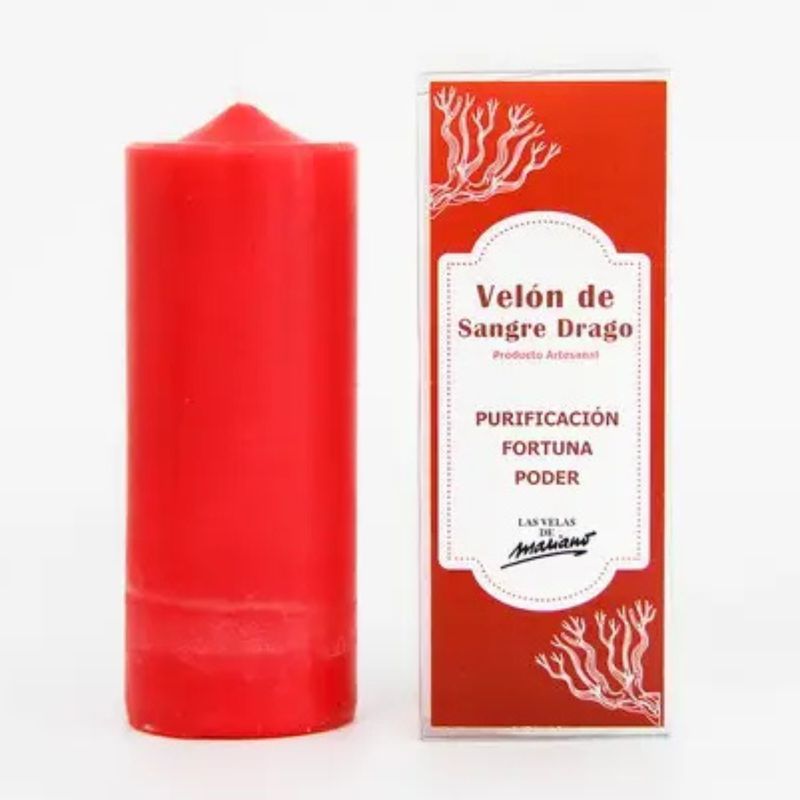Bougie Artisanale Sang de Dragon – Fortune et Pouvoir