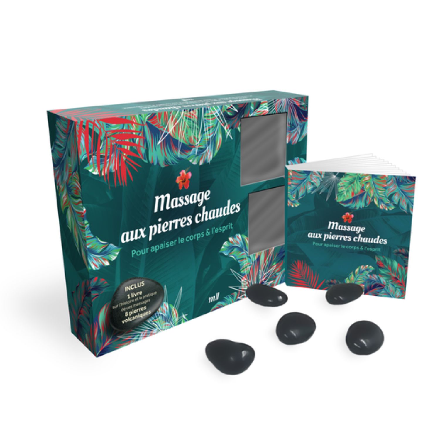 Massage aux pierres chaudes - coffret