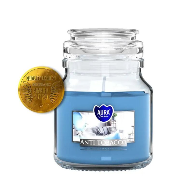 Bougie Parfumée Anti-Tabac – Aura Candles - 28h
