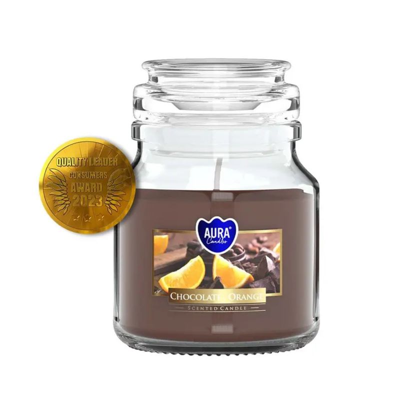 Bougie Parfumée Chocolat-Orange – Aura Candles - 28h