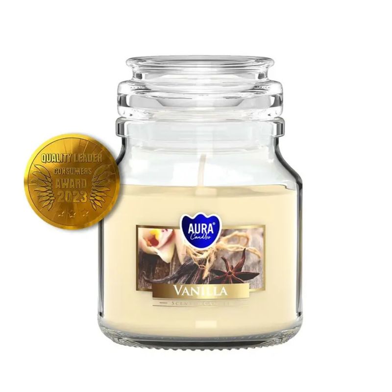 Bougie Parfumée Aura Candles – Vanille - 28h
