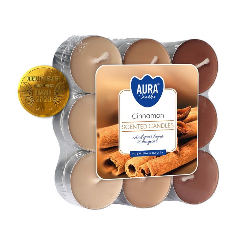 Bougies Chauffe-Plat Parfumées Cannelle – Aura Candles