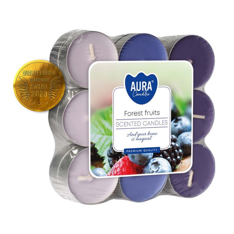 Bougies Chauffe-Plat Parfumées Fruits des Bois – Aura Candles