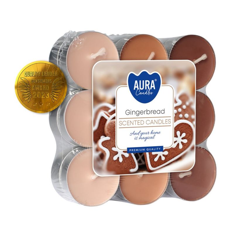 ​Bougies Chauffe-Plat Parfumées Pain d’Épice – Aura Candles