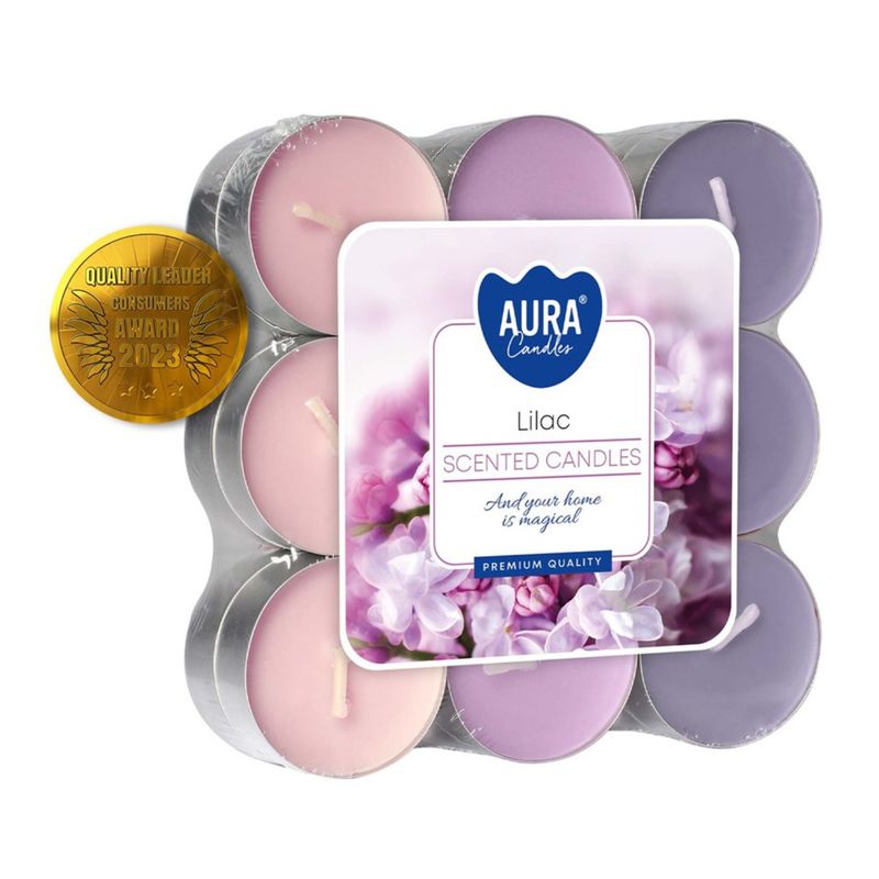 Bougies Chauffe-Plat Parfumées Lilas – Aura Candles