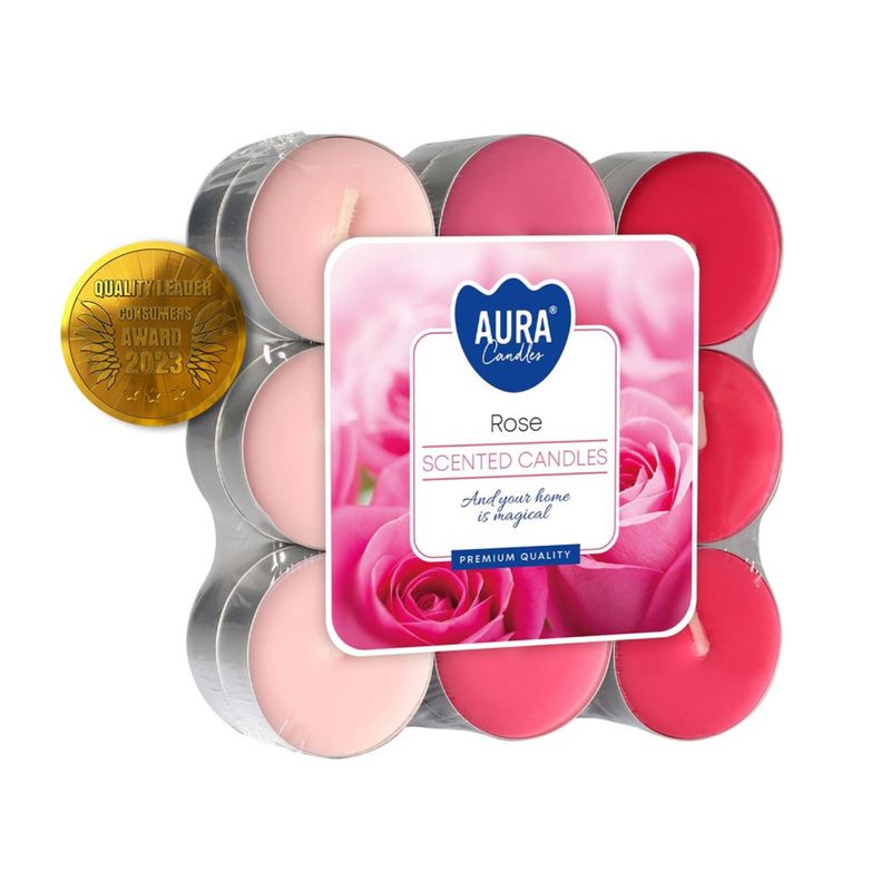 ​Bougies Chauffe-Plat Parfumées Roses – Aura Candles