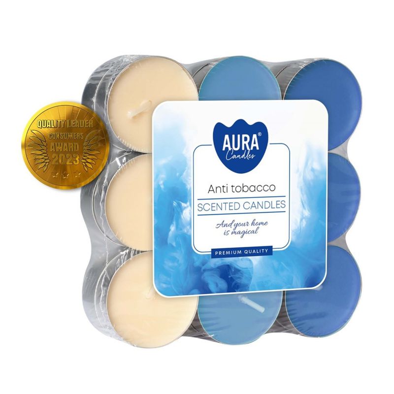 ​Bougies Chauffe-Plat Parfumées Anti-Tabac – Aura Candles