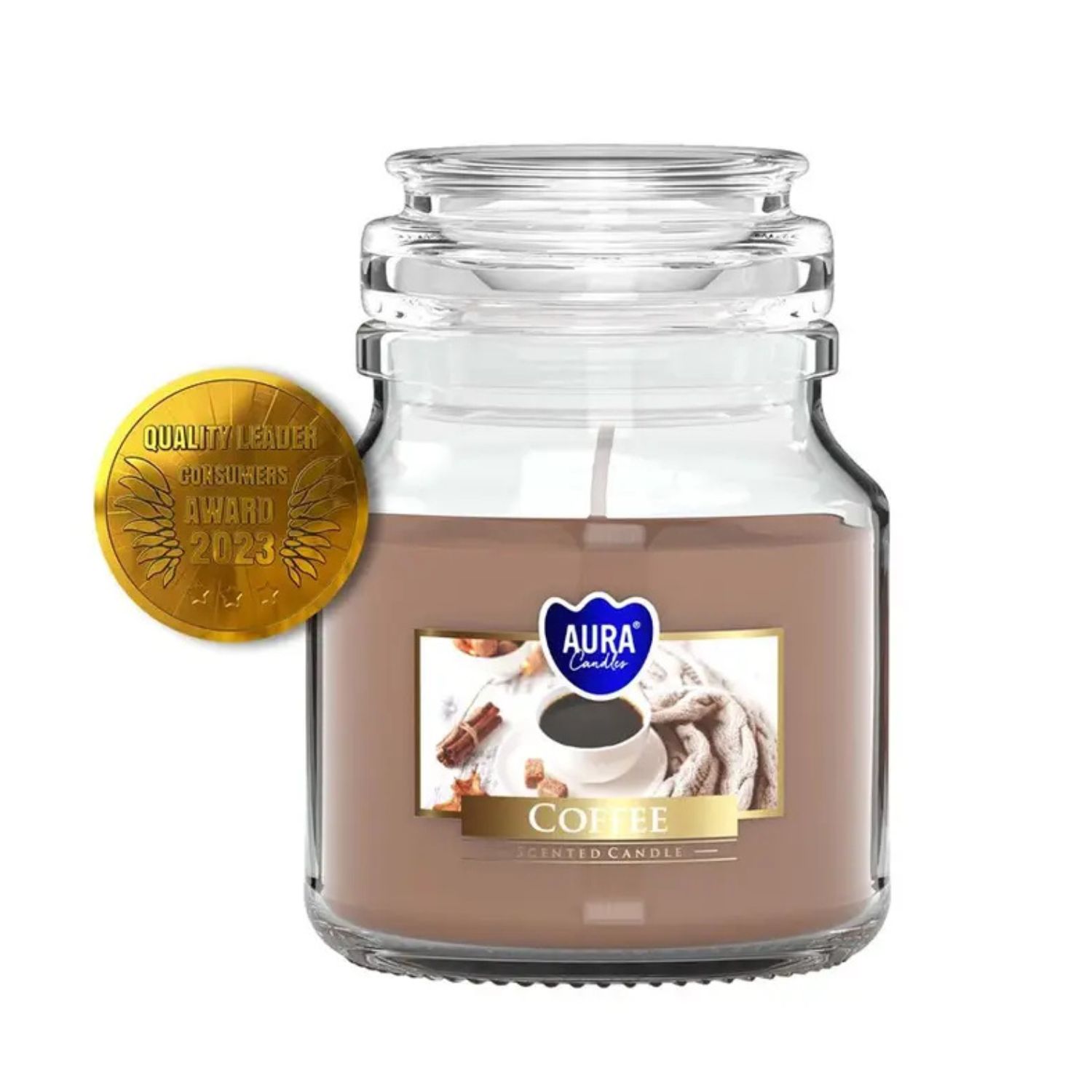 ​ Bougie Parfumée Café – Aura Candles - 28h