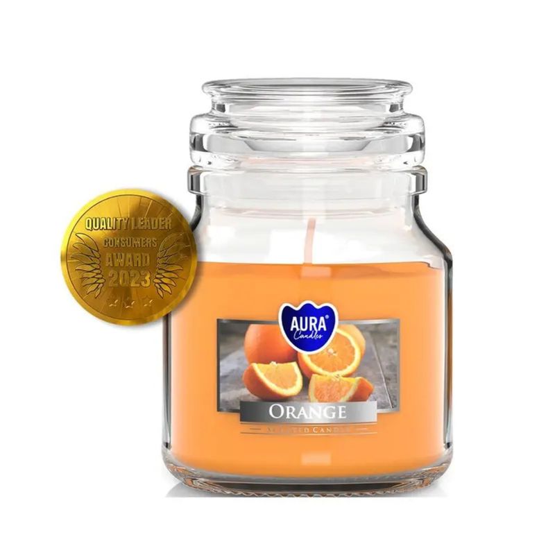 Bougie Parfumée Orange – Aura Candles - 28h
