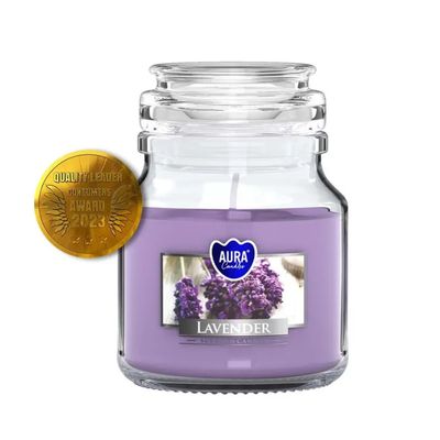 Bougie Parfumée Lavande – Aura Candles - 28h Bougie Parfumée Lavande – Aura Candles - 28h