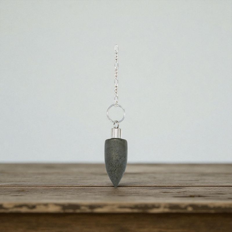 ​Pendule des Druides en Pyrite