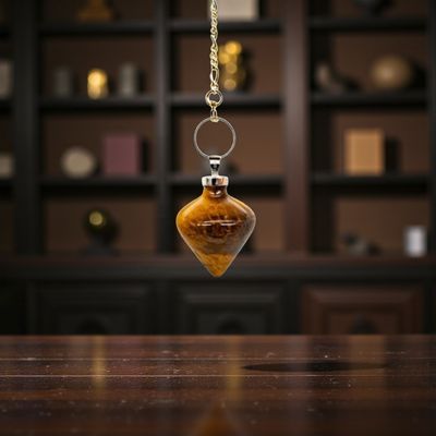 Pendule Résonance en Œil de Tigre