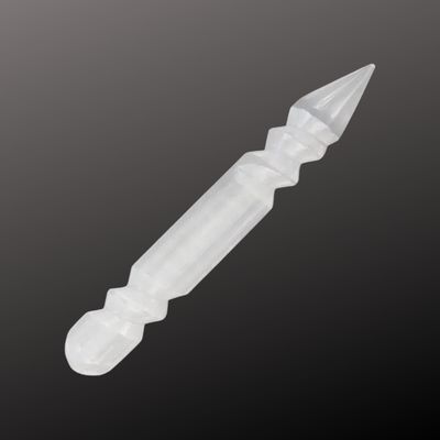 Bâton de massage incurvé en sélénite