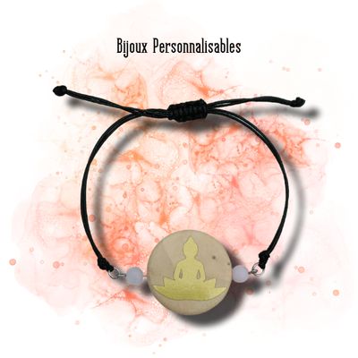 Bracelet Bouddha personnalisable