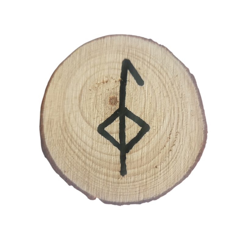 Rune de Santé sur bois