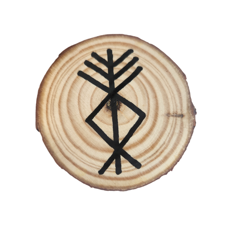 Rune Protection personnelle sur bois Rune Protection personnelle sur bois