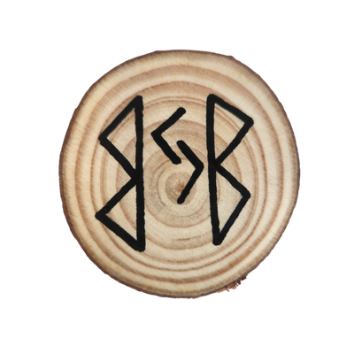 Rune Fertilité sur bois