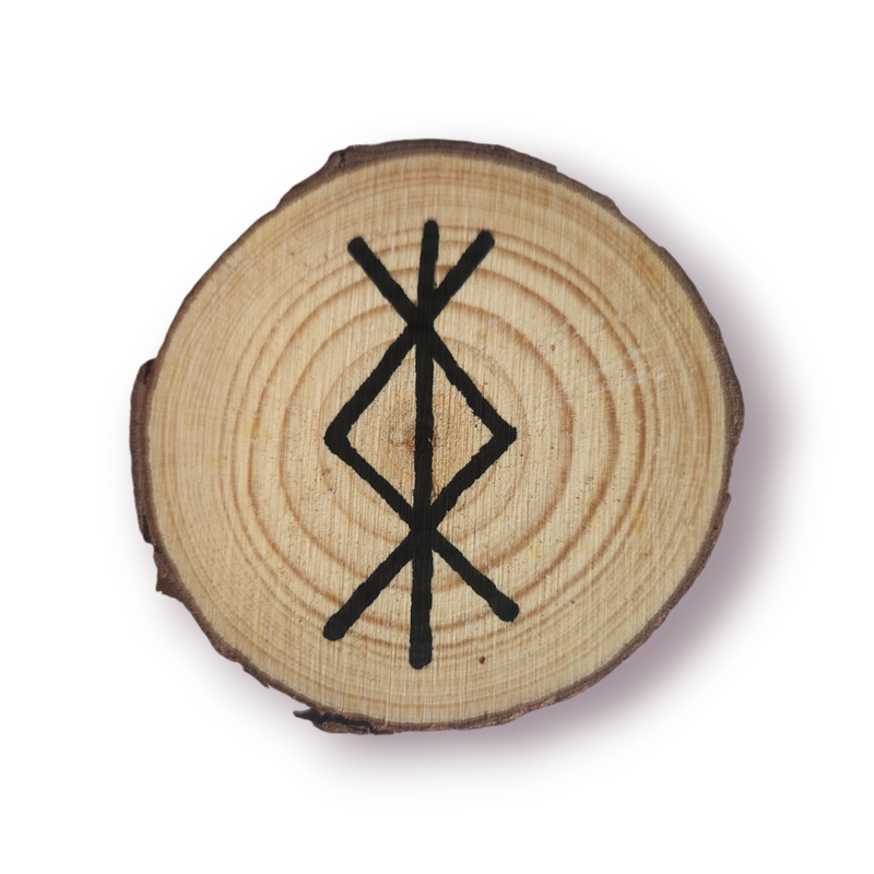Rune Protection sur bois