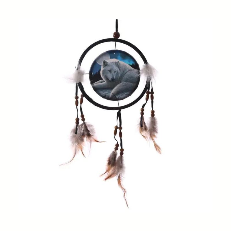 Attrape-rêves loup - 16 cm