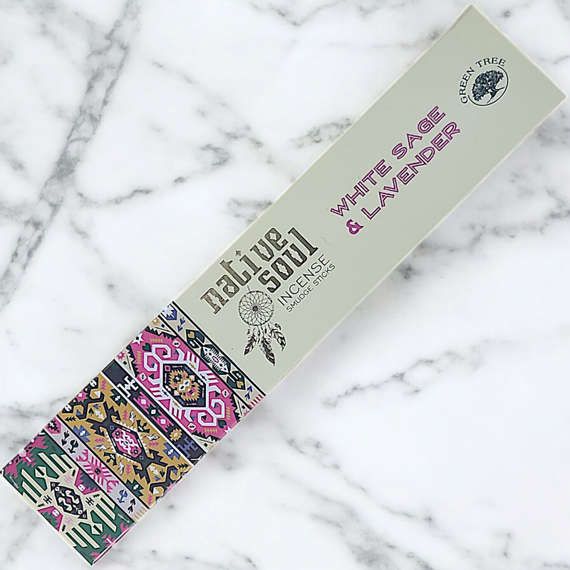 ​Encens Native Soul  Sauge Blanche &amp; Lavande