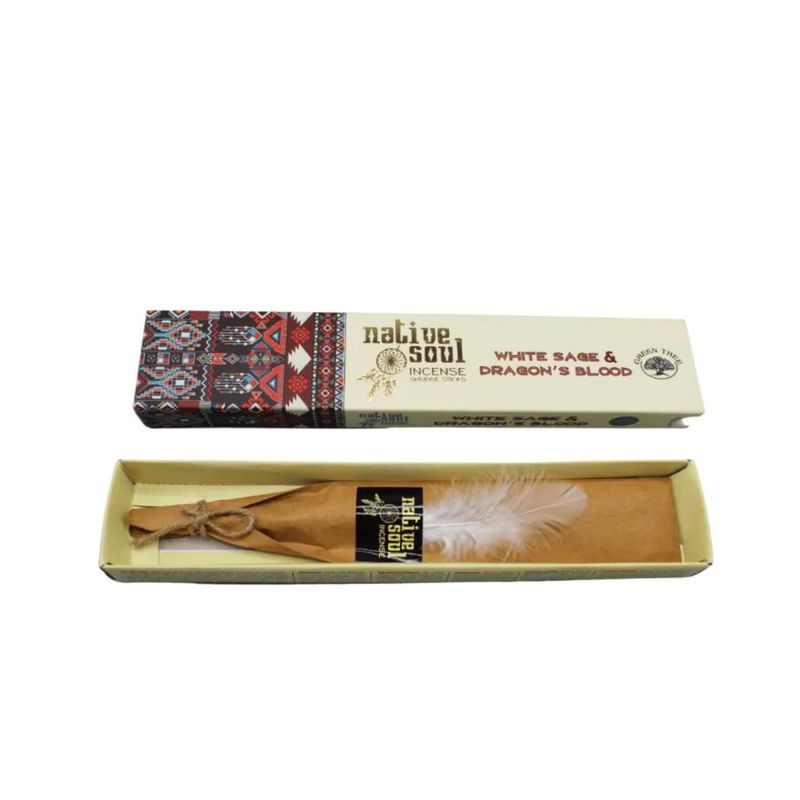 Coffret Encens Sauge blanche et Sang de dragon - Native Soul