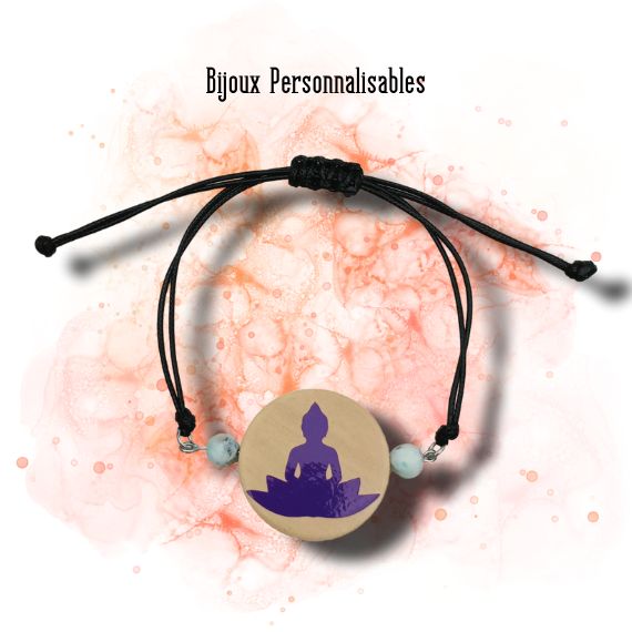 Bracelet Bouddha personnalisable