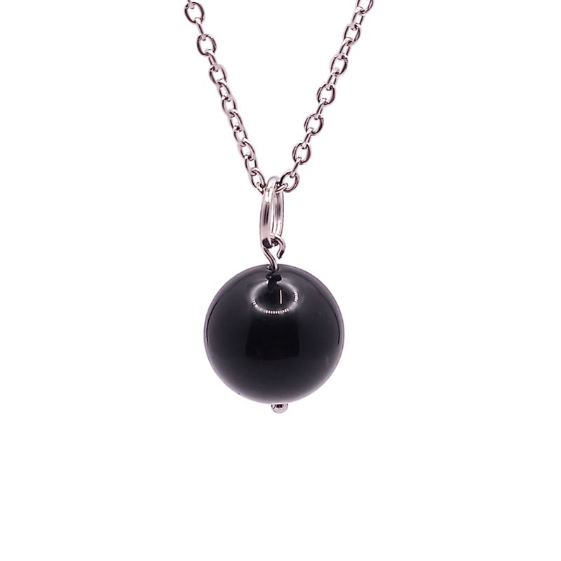 Collier et pendule - Obsidienne oeil céleste Collier et pendule - Obsidienne oeil céleste