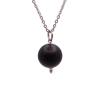 Collier et pendule - Onyx mat