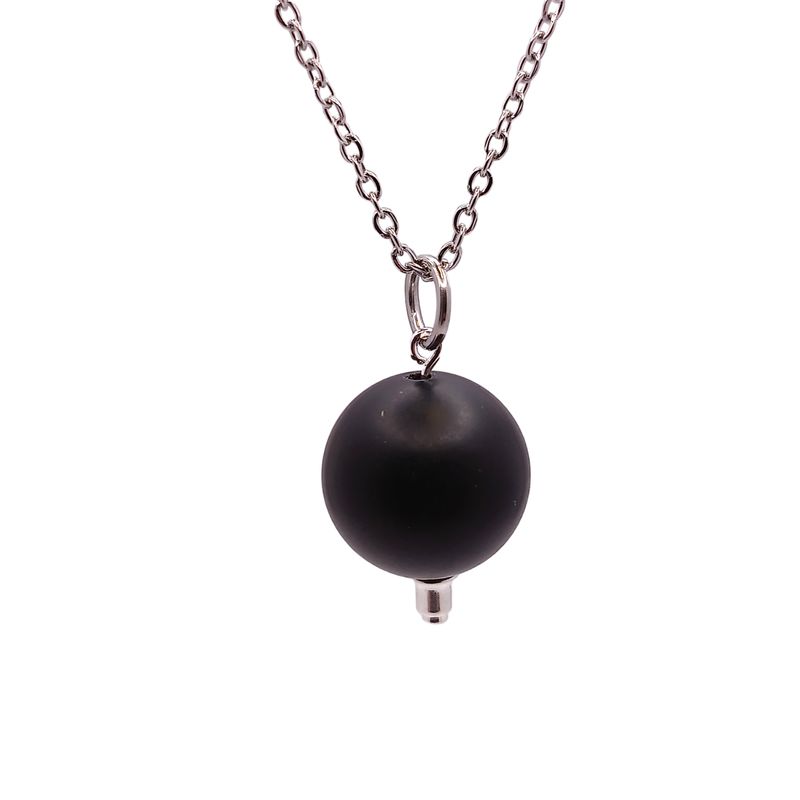 Collier et pendule - Onyx mat
