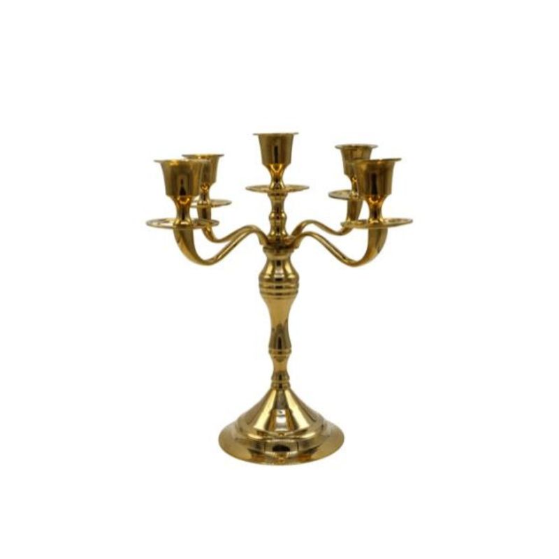 Chandelier en laiton - 5 trous