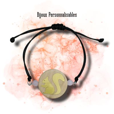 Bracelet Écureuil personnalisable