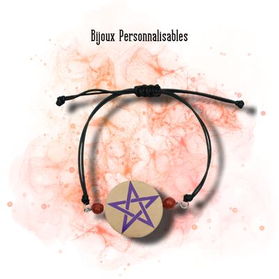 Bracelet Pentacle personnalisable
