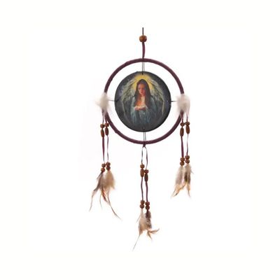 ​Attrape-rêves violet Ange - 16 cm