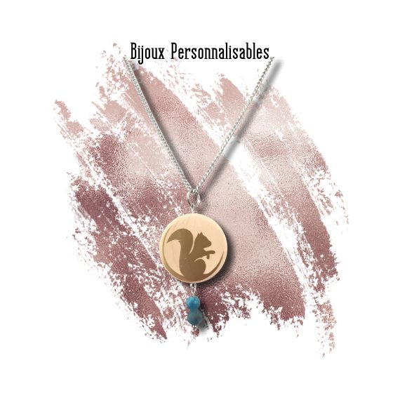Collier Écureuil personnalisable