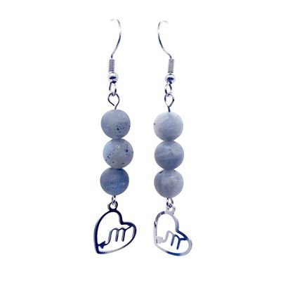 Boucles d'oreilles Astro - Scorpion - Labradorite