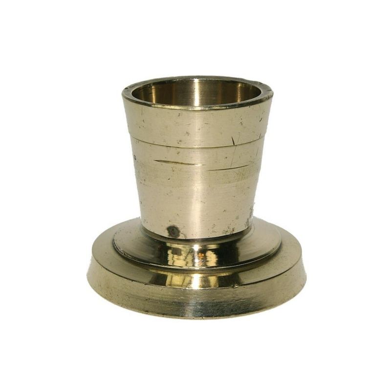 Porte bougie laiton doré