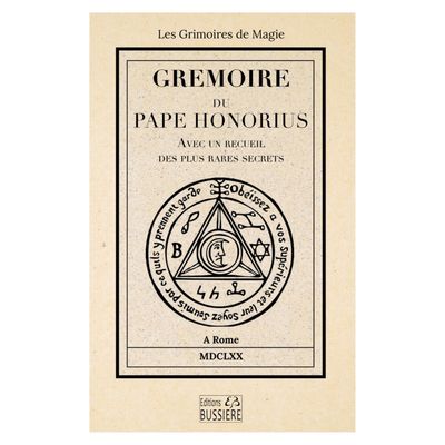 Gremoire du Pape Honorius