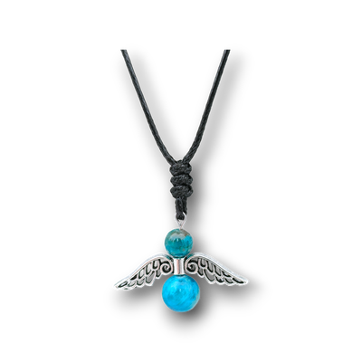 Collier Ange et perles d'Apatite