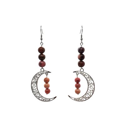 Boucles d'Oreilles - Rhodonite - 6 & 8 mm Boucles d'Oreilles - Rhodonite - 6 & 8 mm