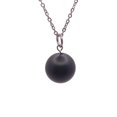 Collier et pendule - Onyx mat