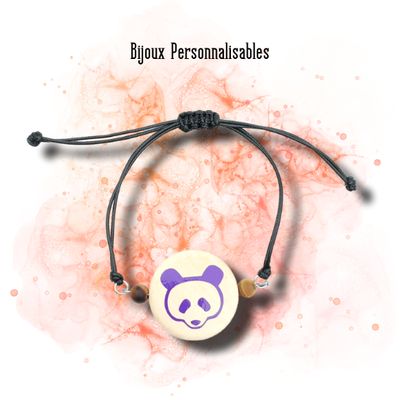 Bracelet Panda personnalisable