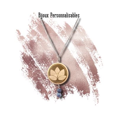 Collier Lotus personnalisable