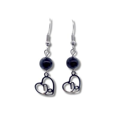 Boucles d'oreilles Astro - Capricorne - Onyx
