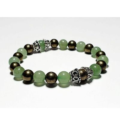 Bracelet Aventurine et Pyrite