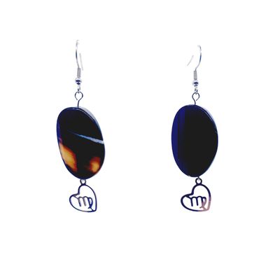 Boucles d'oreilles Astro - Vierge - Sardonyx Boucles d'oreilles Astro - Vierge - Sardonyx