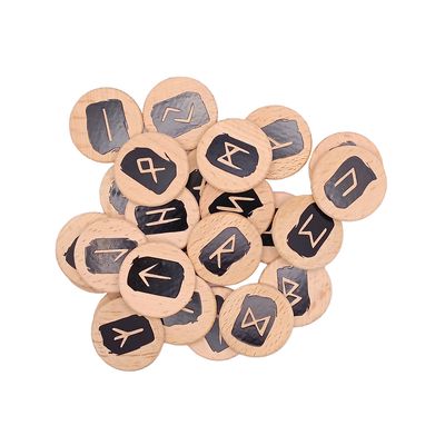 Set de runes Futhark en bois personnalisable - Vinyle