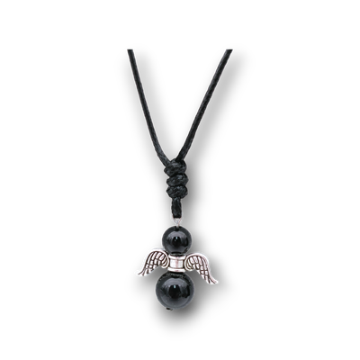 Collier Ange et perles d'Onyx