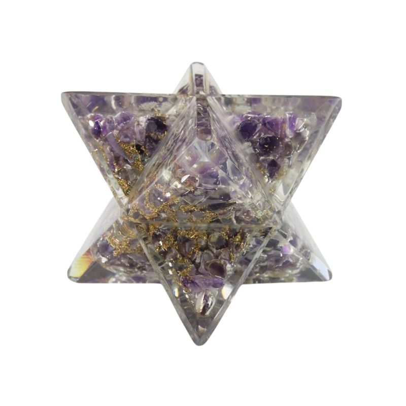 Merkaba orgone Améthyste 6,2 cm