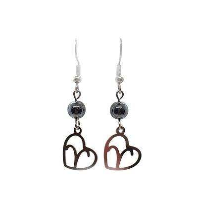 Boucles d'oreilles Astro - Bélier - Hématite