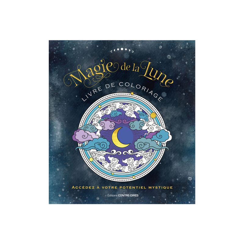 Magie de la Lune - Livre de coloriage